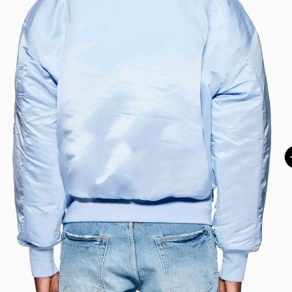 PURPLE BRAND Blue Bomber Jacket - Picture 2 of 2